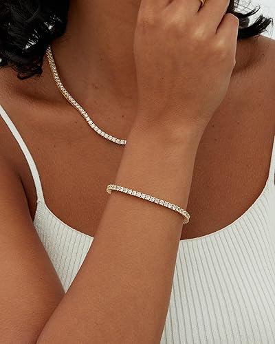 Gold Tennis Bracelet – view 2