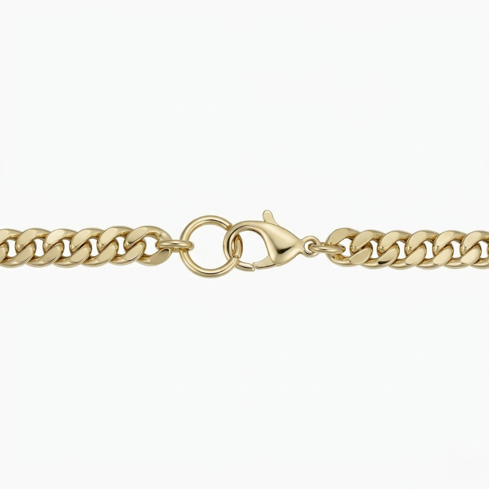 Classic Cuban Link Gold Bracelet – view 2