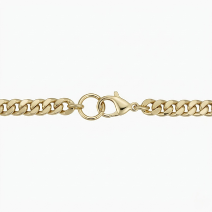 Classic Cuban Link Gold Bracelet – view 2
