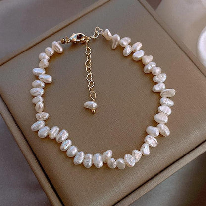 Baroque Pearl Gold Bracelet