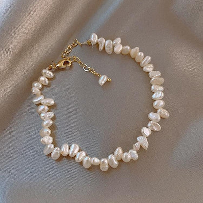Baroque Pearl Gold Bracelet – view 2