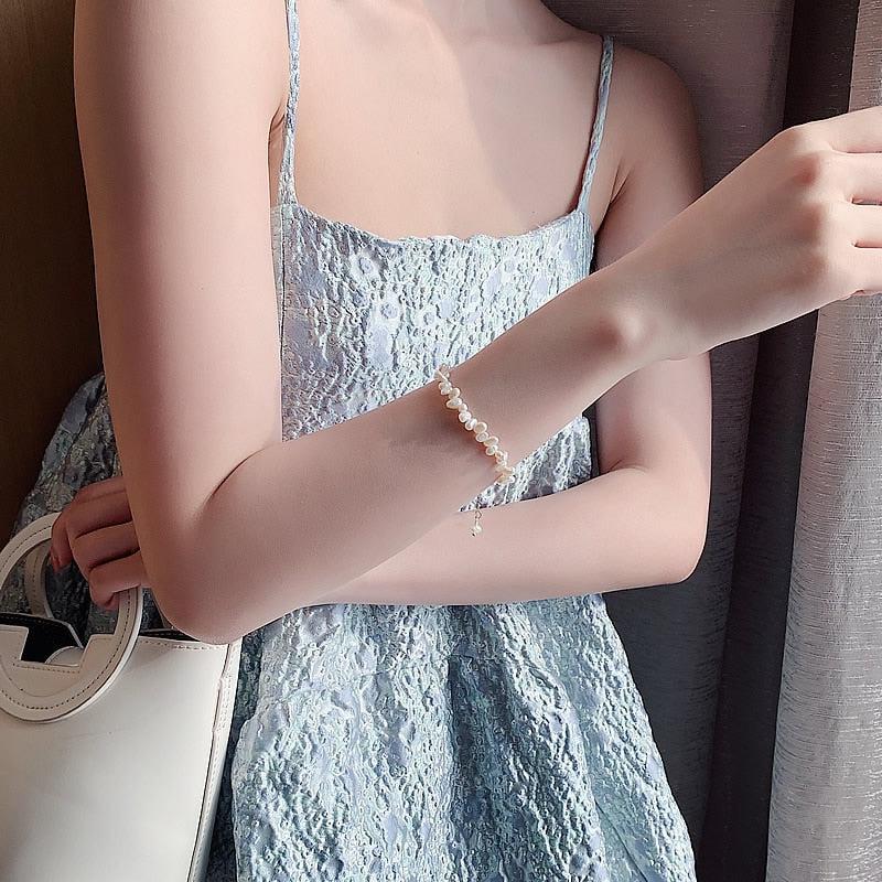 Baroque Pearl Gold Bracelet – view 4