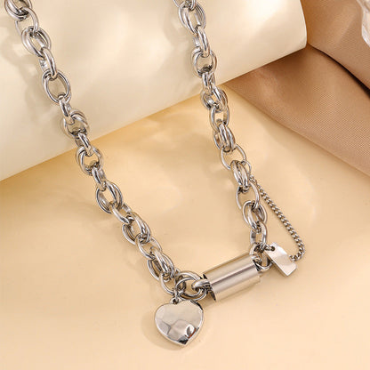 Love Link Silver-Tone Necklace
