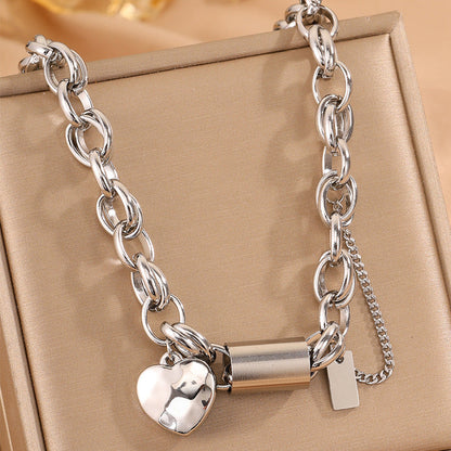 Love Link Silver-Tone Necklace – view 2