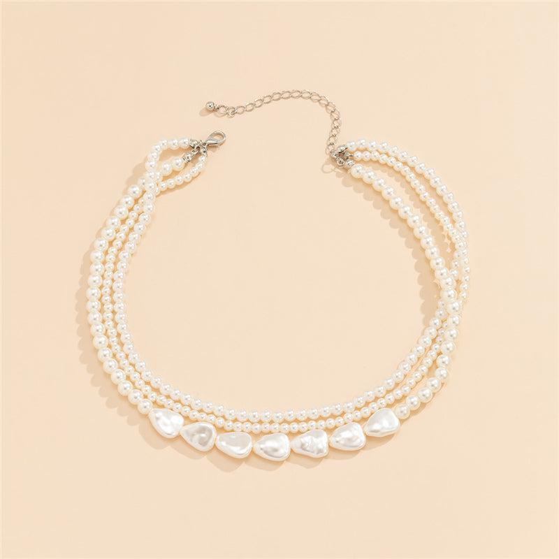 Triple Strand Pearl Necklace