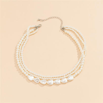 Triple Strand Pearl Necklace