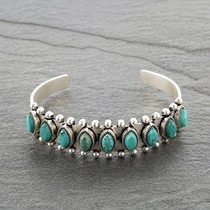 Turquoise Cuff Bracelet – view 3