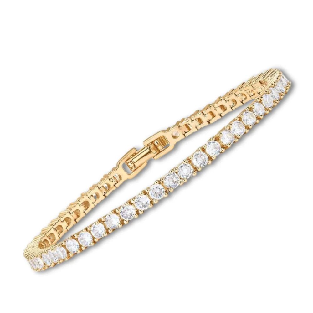 Gold Tennis Bracelet – view 3